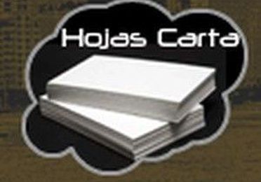 Hojas cartas