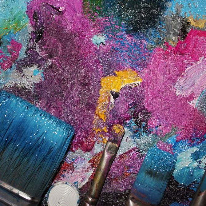El contraste de colores en la decoración