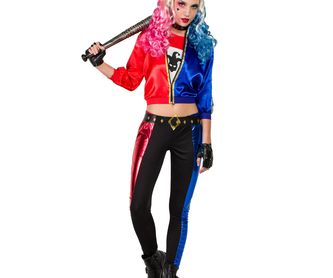 Disfraz Harley rojo-negro S adulto: Catálogo de Quimera