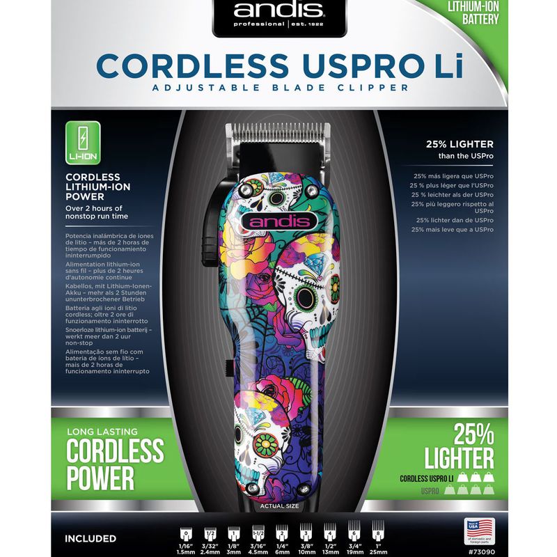 ANDIS CORDLESS USPRO LI SKULL COLLECTION: Productos  de Mathiss