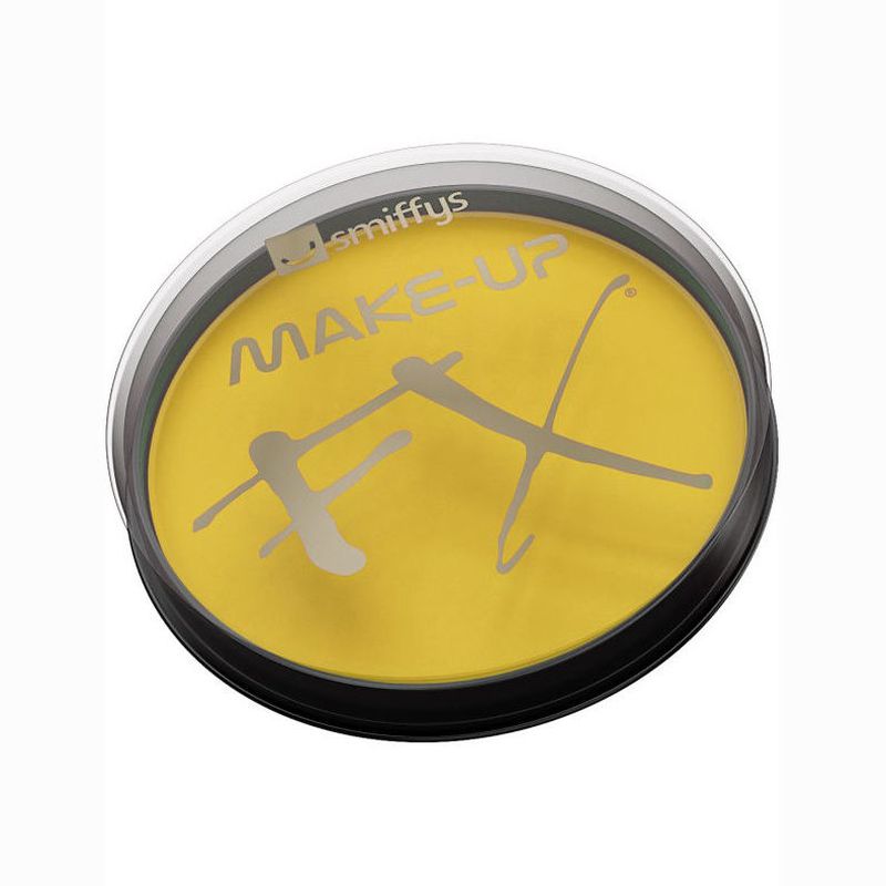 Maquillaje al agua amarillo