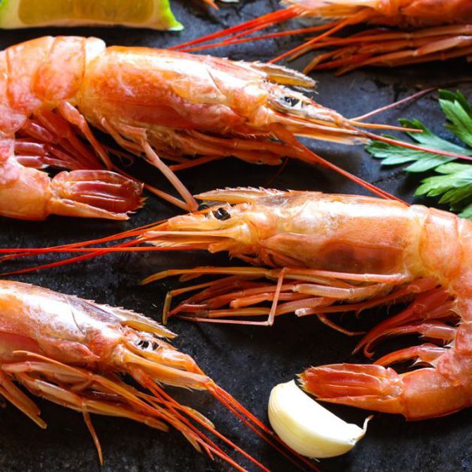 Disfruta y cuídate comiendo langostinos