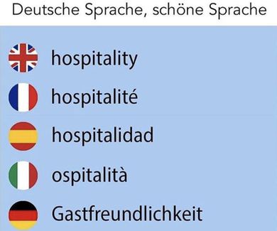 Lengua alemana, lengua bonita