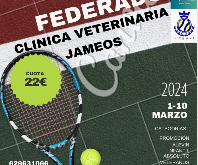 Torneo de tenis Clínica Veterinaria Jameos