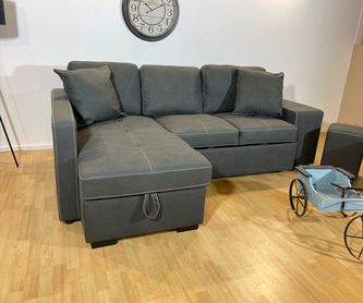 Sofá chaise longue gris. 200 € más 30 de gastos de envío.: Productos de Remar Valencia