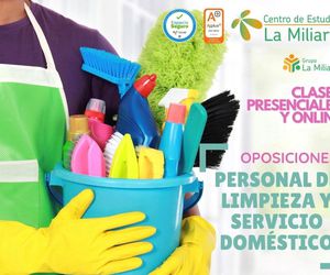 ¿Quieres preparar las oposiciones de “Personal de limpieza y servicios domésticos”?