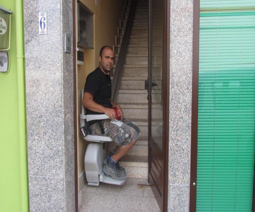El diseño de las sillas salvaescaleras
