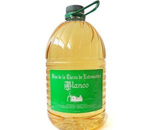 Vino blanco garrafa 5 L.
