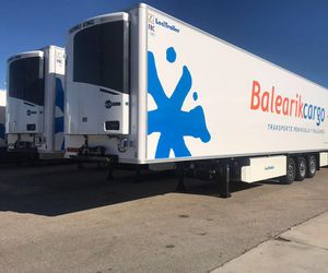 Transporte de productos en camiones frigoríficos a  Europa
