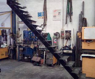Escaleras de hierro