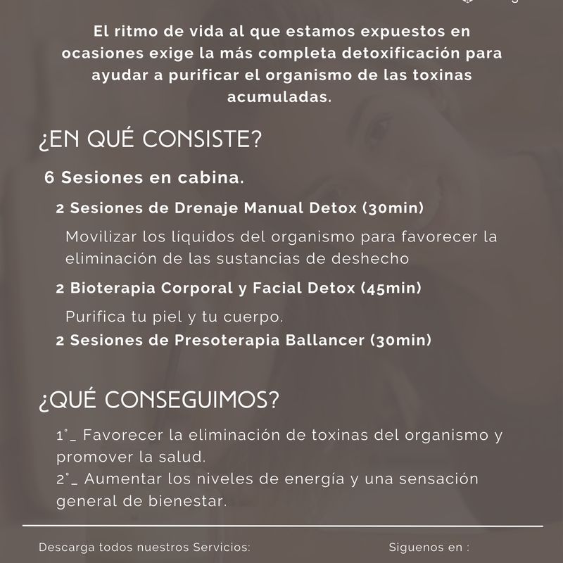 Programa DETOX: Cosmética "Secretos del Agua" de Quirosan