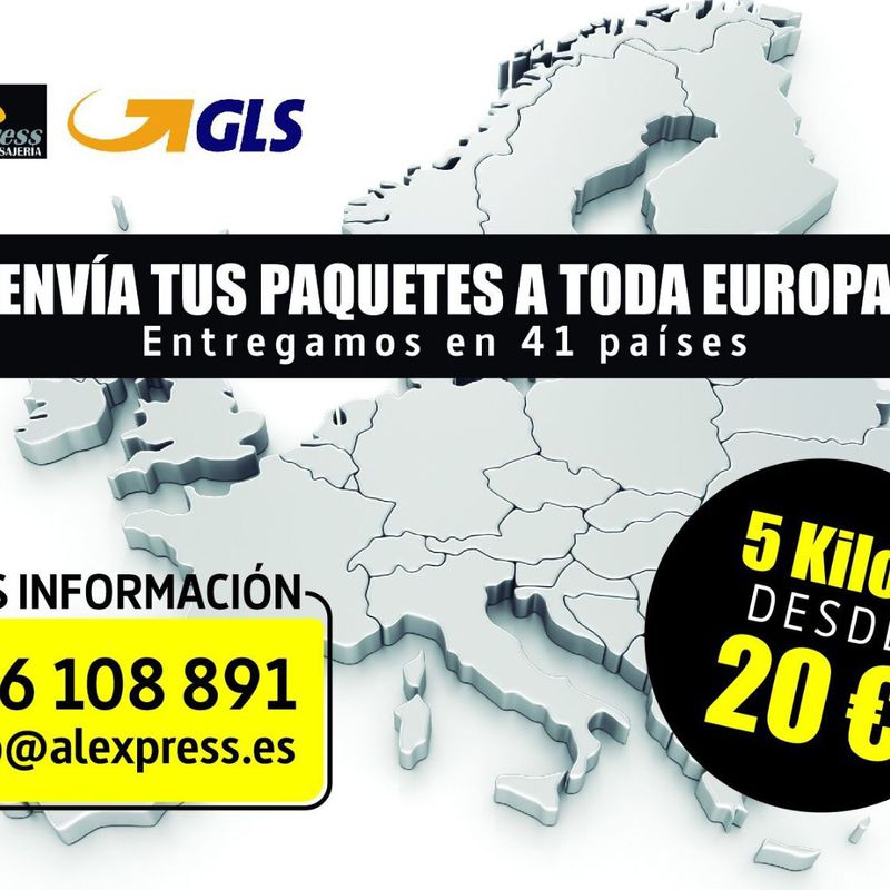 Acercamos europa desde 20€: Productos y servicios de Al.Express Mensajería
