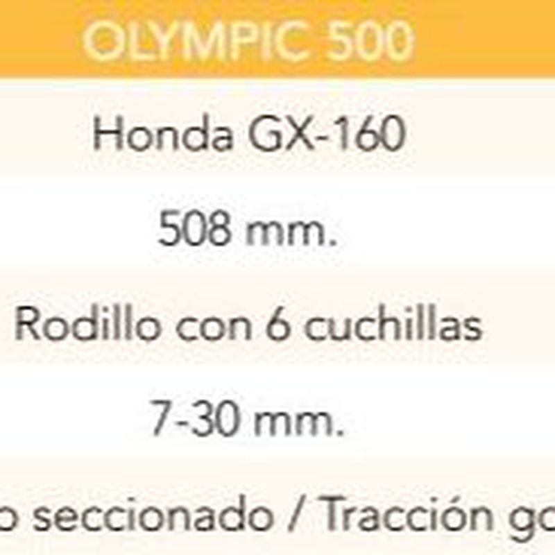 MASPORT CORTACESPED MASPORT HELICOIDAL Cód. OLYMPIC500: Productos y servicios de Maquiagri
