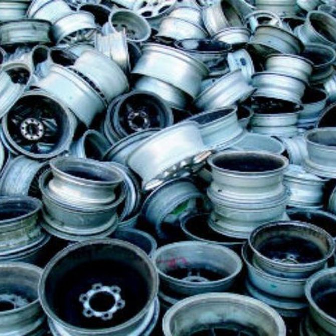 Reciclaje de llantas de aluminio 
