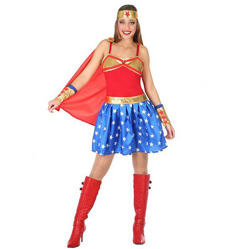 Disfraz superheroína Wonder adulto