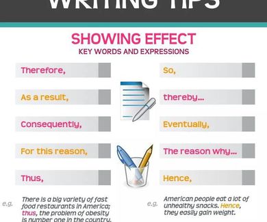 Writing tips: showing effect