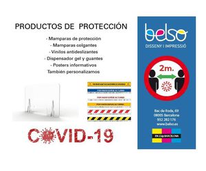 Material de protección COVID-19 Barcelona