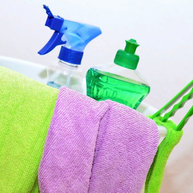 ¿Sabes el significado del color de los paños de limpieza?