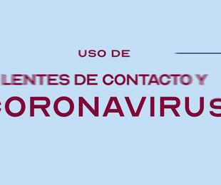 Uso de lentes de contacto con el Coronavirus