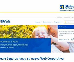 Reale Seguros lanza su nueva Web corporativa.  www.reale.es 