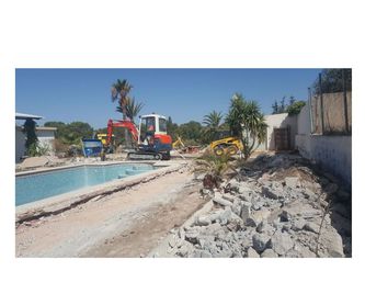 Servicio de agua: Servicios de Excavaciones y Derribos en Murcia Hermanos Sánchez