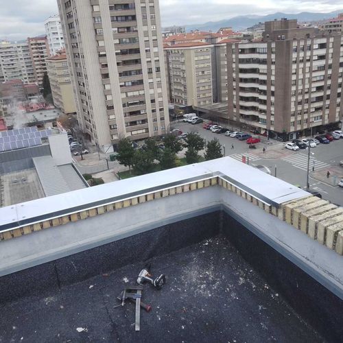 Fabricación de protector para muros para evitar goteras