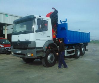 Trabajos para tejados: Servicios de Grúas y Transportes Erauskin