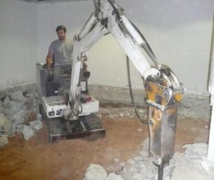 Miniretro Excavadora