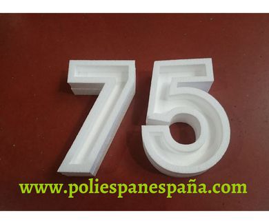 Rótulos Baratos con Relieve 3D en poliespan a Medida en Barcelona