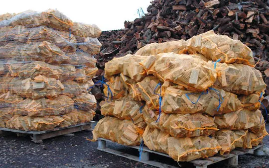 Sacos de leña para chimeneas 