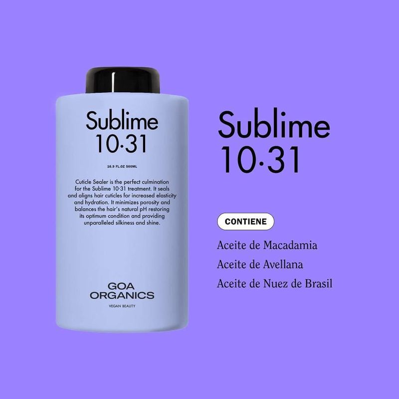 SUBLIME 10.31 DE GOA ORGANICS: Catálogo de LA BÍO