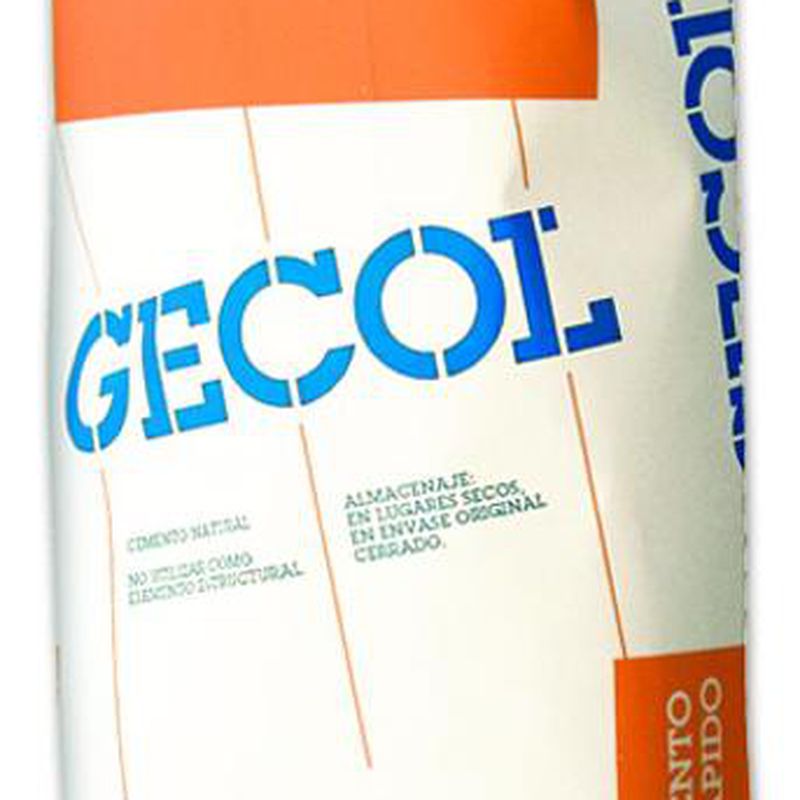 Cemento Natural Rápido Gecol: Catálogo de Materiales de Construcción J. B.
