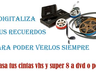 VHS Y SUPER 8 A DVD O PEN
