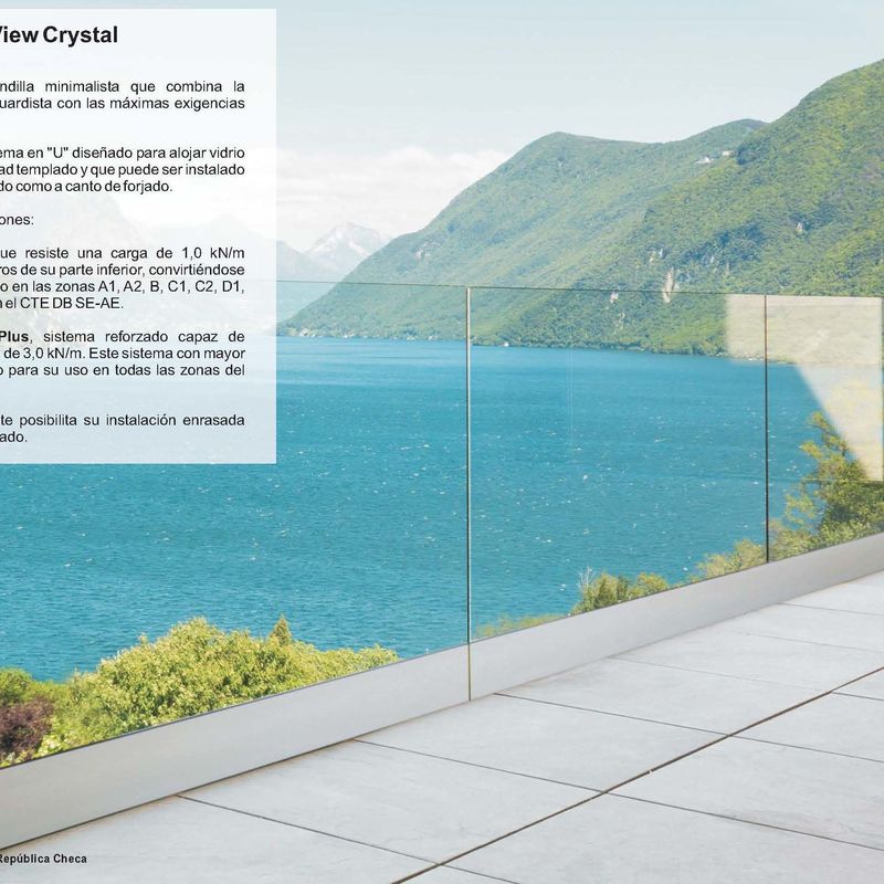 Barandilla View Crystal: Catálogo de Jgmaluminio