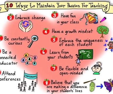 10 ways to mantain your passion for teaching