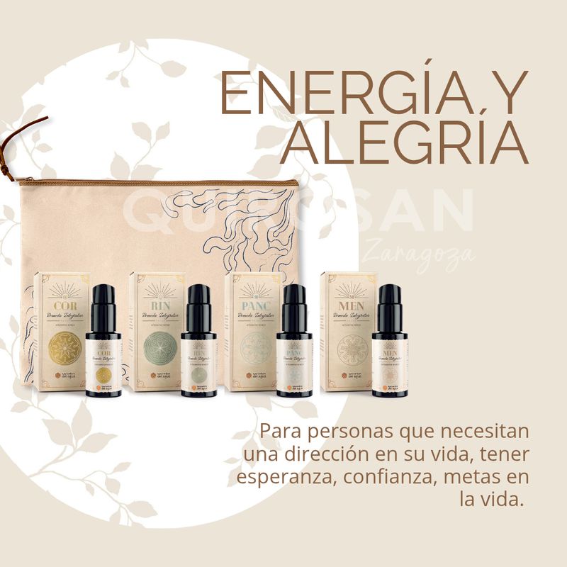 Pack "ENERGÍA Y ALEGRÍA" + Regalo de Neceser: Venta Cosmética de Quirosan