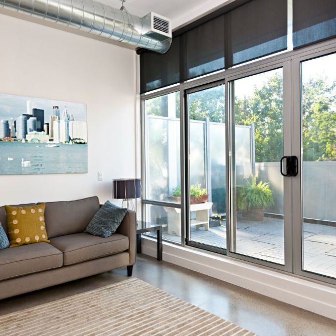 Ideas para usar puertas correderas de cristal en el interior de una casa