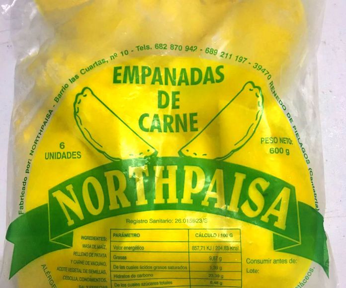 Empanadas : PRODUCTOS de La Cabaña 5 continentes