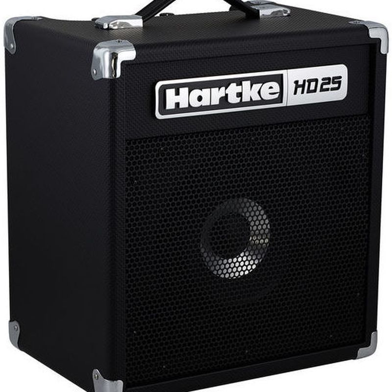 Amplificador pequeño para bajo Combo para bajo Hartke HD25. Decibelios Playa Honda Lanzarote