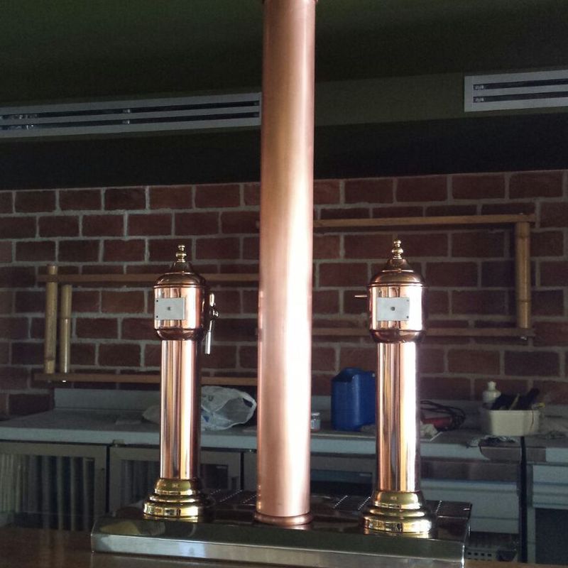 Instalación de cobre en restaurante de Torremolinos