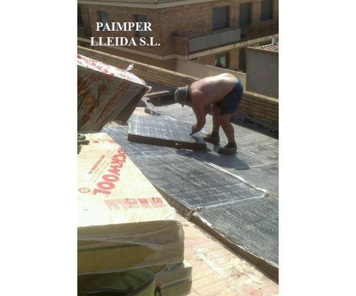 Reparación y/o aislamiento térmico de tejados: Catálogo de productos de Paimper Lleida, S.L. }}