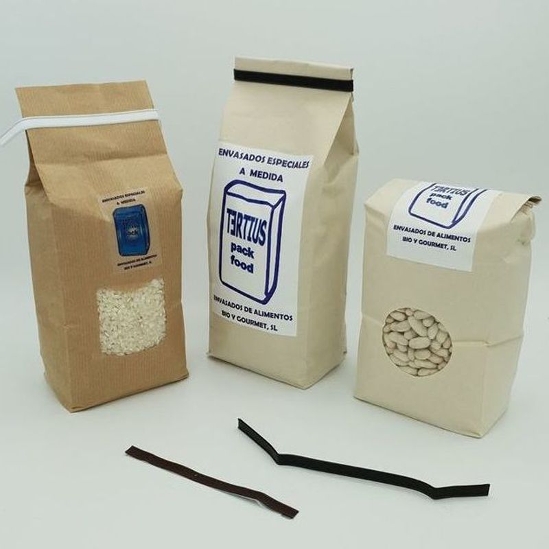 Bolsas preformadas de papel kraft exterior y polipropileno interior: NUESTROS  ENVASADOS de Envasados de Alimentos Bio y Gourmet