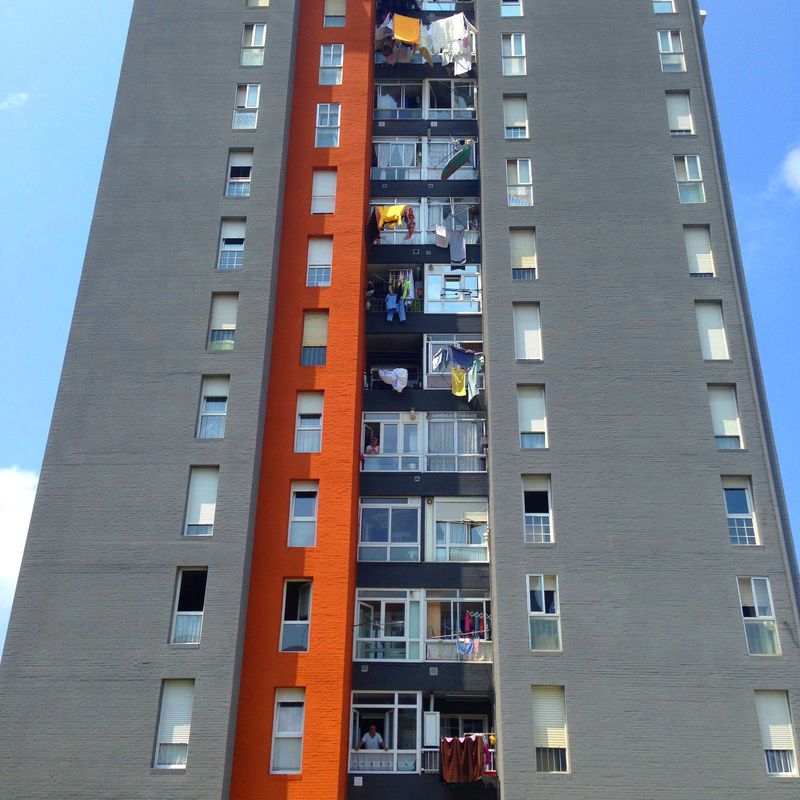 Despues de la rehabilitación de fachadas Santander