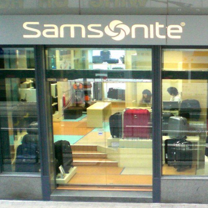La marca de maletas Samsonite