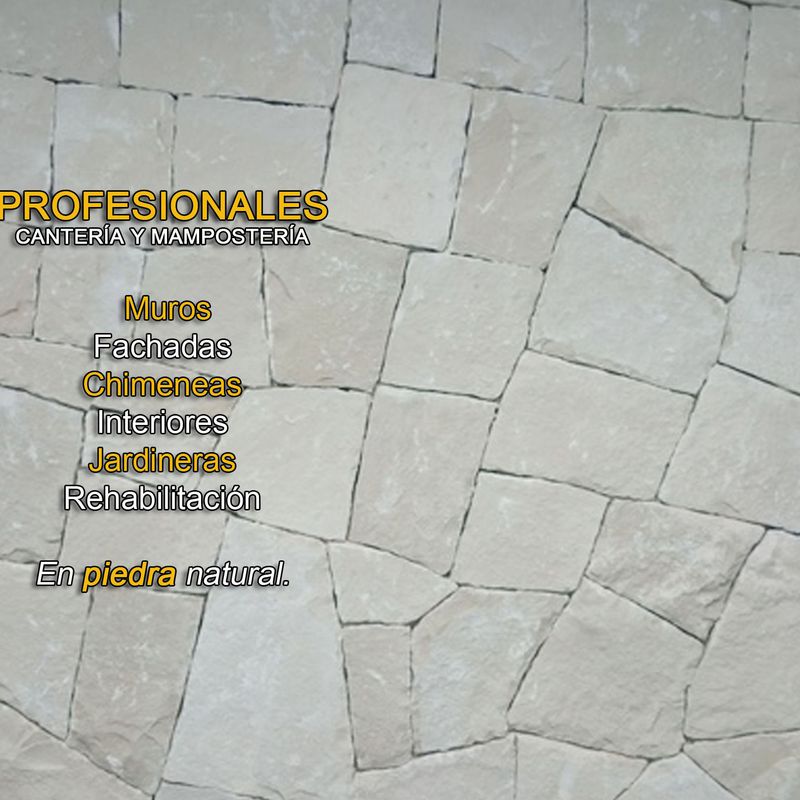 Mampostería concertada en seco (hueso) en piedra blanca de Almorqui: Trabajos de La Almaina