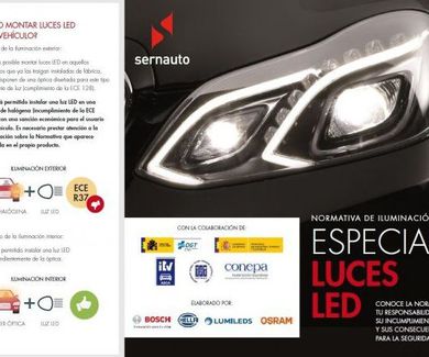 Campaña informativa sobre la importancia de las Luces LED homologadas para la seguridad vial