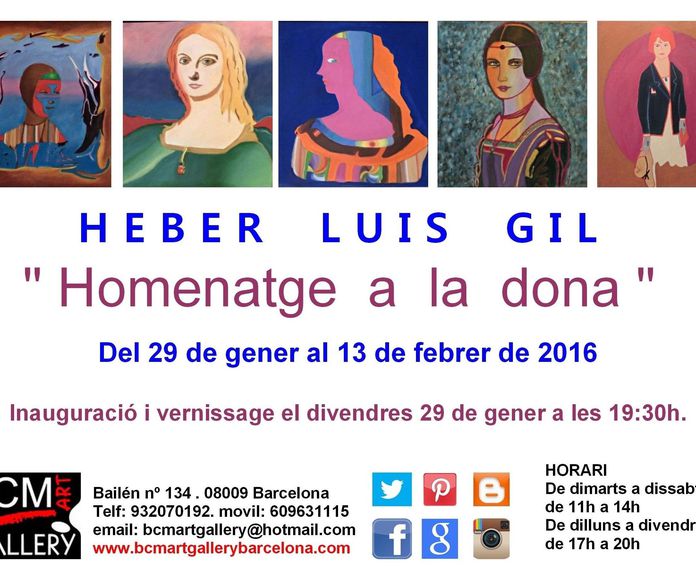 HEBER LUIS GIL. " HOMENATGE A LA DONA "