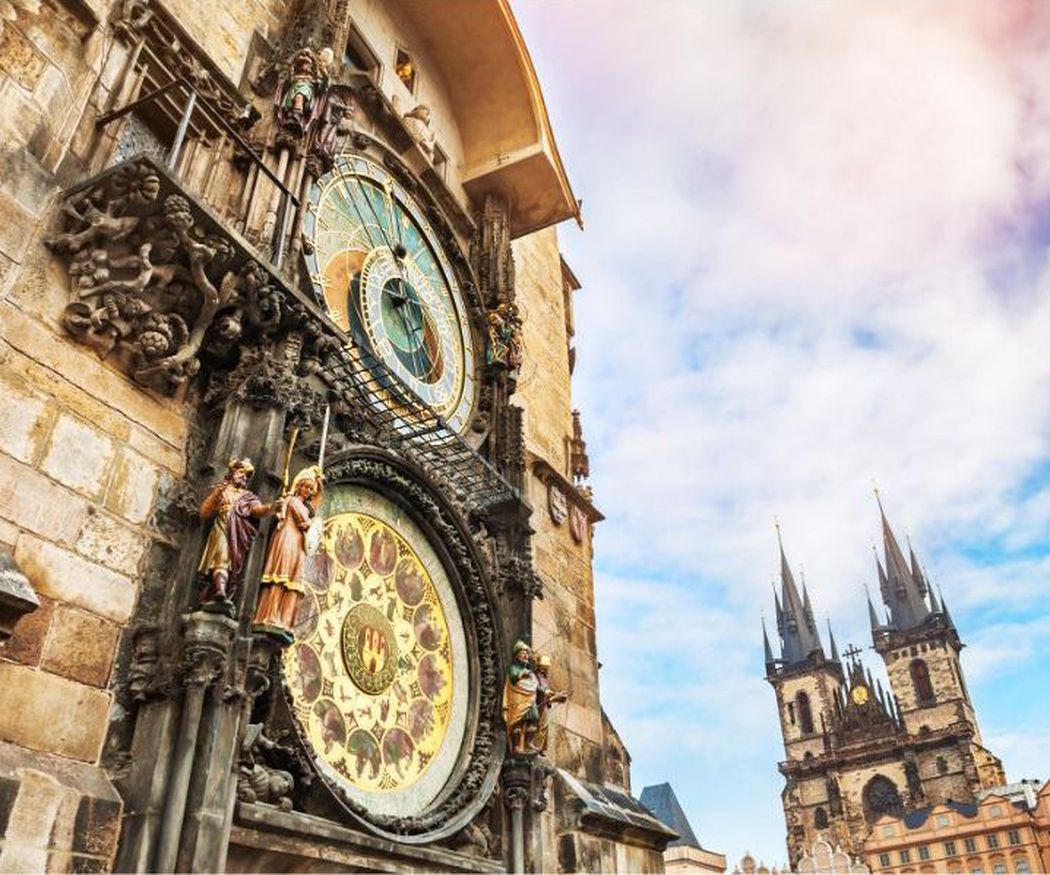 El reloj astronómico de Praga, uno de los más famosos del mundo