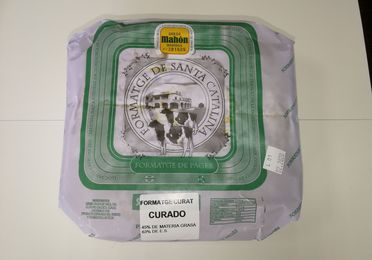Pieza queso Santa Catalina Curat 2,250-2,600 Kg