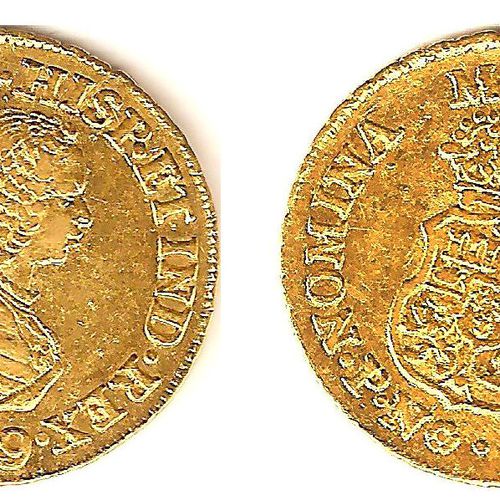2 escudos Carlos III 1769. .Popayán